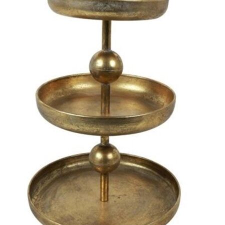 Etagere goud metaal 41cm | Countryfield