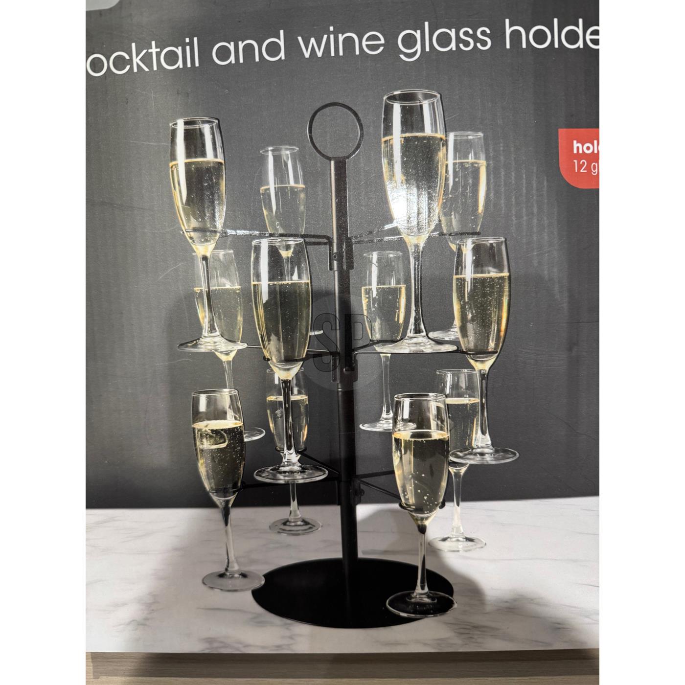 Etagere voor cocktail/wijnglazen 3-laags | Home & Styling