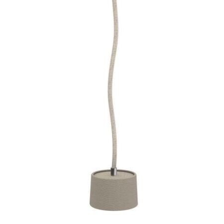 Gaia Oplaadbare Hanglamp - Teak - Argilla - Grijs