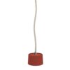 Gaia Oplaadbare Hanglamp - Teak - Lacca - Rood