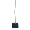 Gaia Oplaadbare Hanglamp - Teak - Notte - Blauw