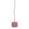 Gaia Oplaadbare Hanglamp - Teak - Rosa - Roze