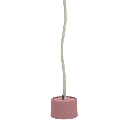 Gaia Oplaadbare Hanglamp - Teak - Rosa - Roze