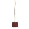 Gaia Oplaadbare Hanglamp - Teak - Ruggine - Rood