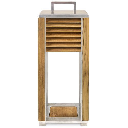 Ginger Tafellamp - Teak - Aluminium