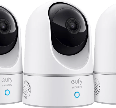Eufy Indoor Cam 2K Pan & Tilt 3-Pack