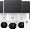 Eufy SoloCam E42 3-Pack + Video Doorbell E340 + Chime