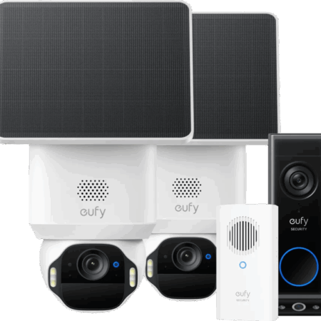 Eufy SoloCam E42 Duo Pack + Video Doorbell E340 + Chime