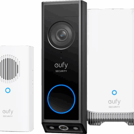 Eufy Video Doorbell E340 + Chime + HomeBase 3