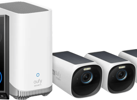 EufyCam 3 4-Pack + Video Doorbell E340 + Chime