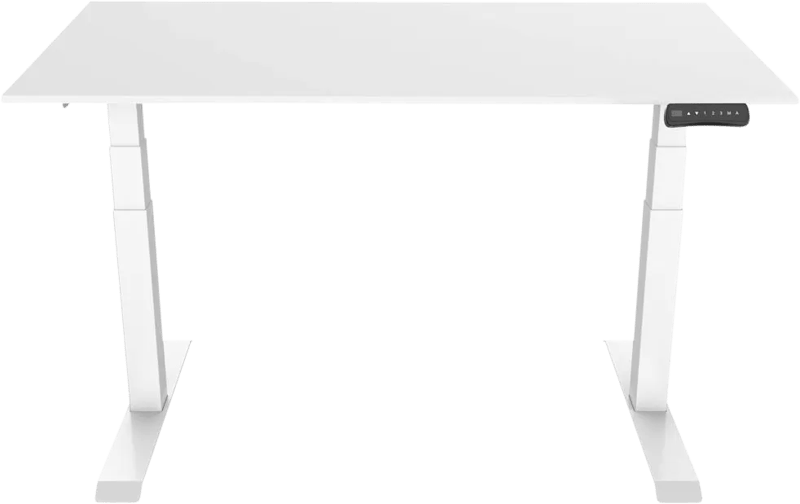 Euroseats Elektrisch Zit Sta Bureau 160 x 80 Wit/Wit