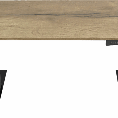 Euroseats Elektrisch Zit Sta Bureau 160 x 80 Zwart/Eiken