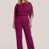 Evie Broek Plum Maxi