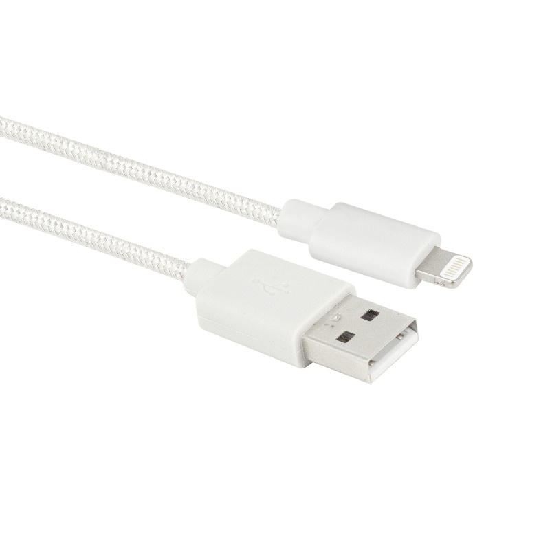 USB-A naar lighting kabel 1m