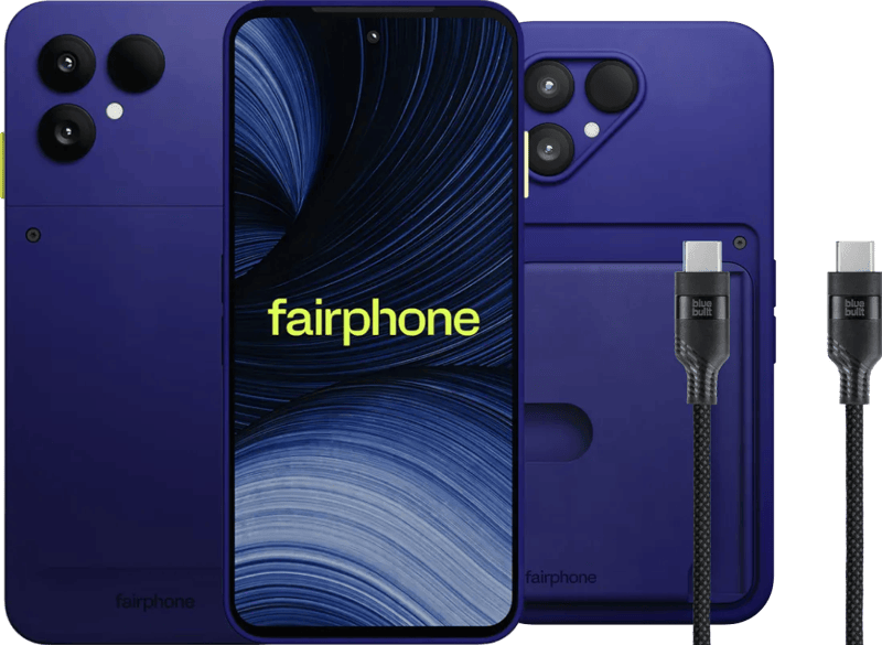 Fairphone 6+ 256GB Blauw 5G + Basis Accessoirepakket