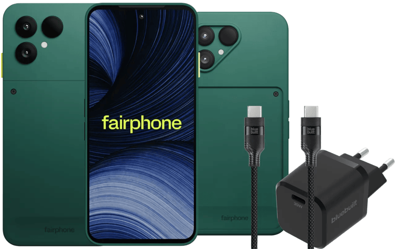 Fairphone 6+ 256GB Groen 5G + Compleet Accessoirepakket