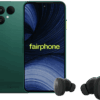 Fairphone 6+ 256GB Groen 5G + Fairbuds Wireless Zwart