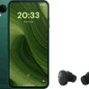 Fairphone 6 256GB Groen 5G + Fairphone Fairbuds True Wireless Earbuds Zwart