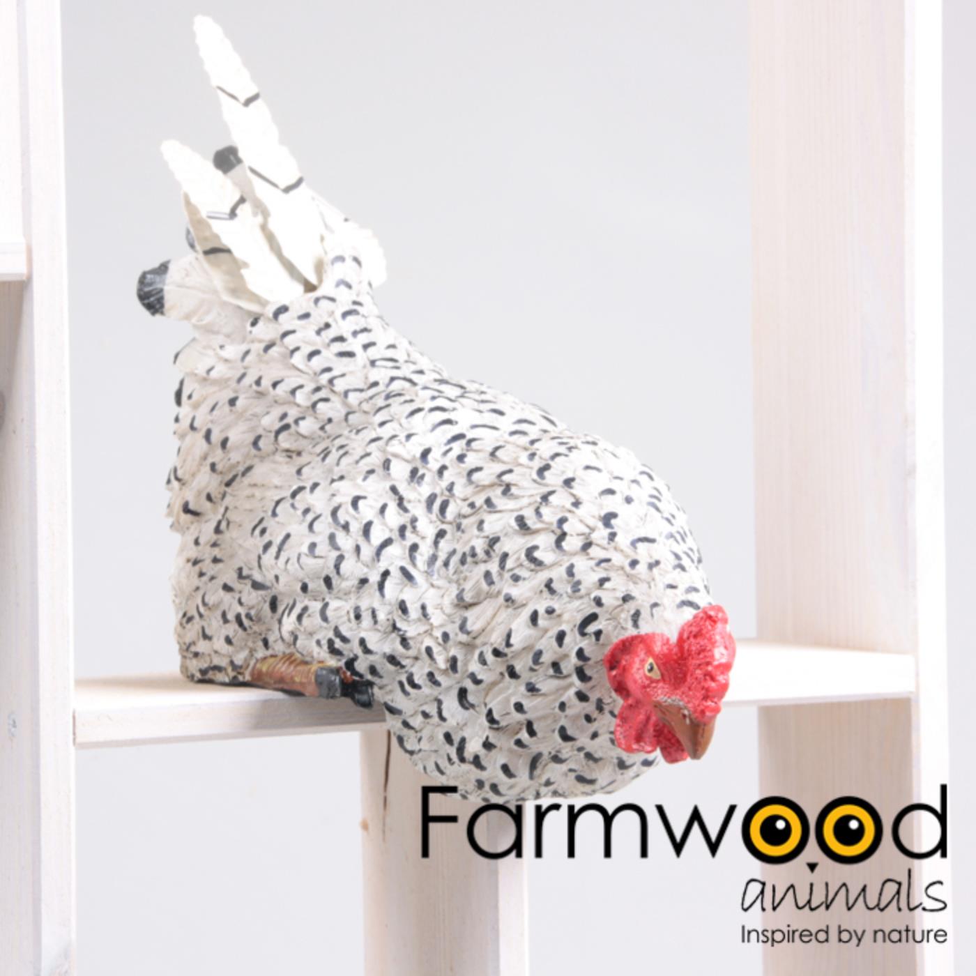 Farmwood Kip op rand 23x14x24cm | Farmwood Animals