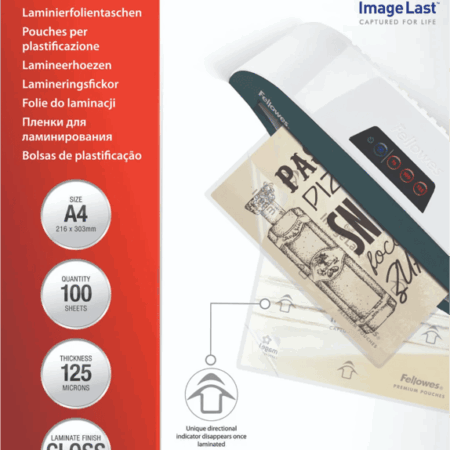 Fellowes Lamineerhoezen Capture 125 mic A4 (100 stuks)