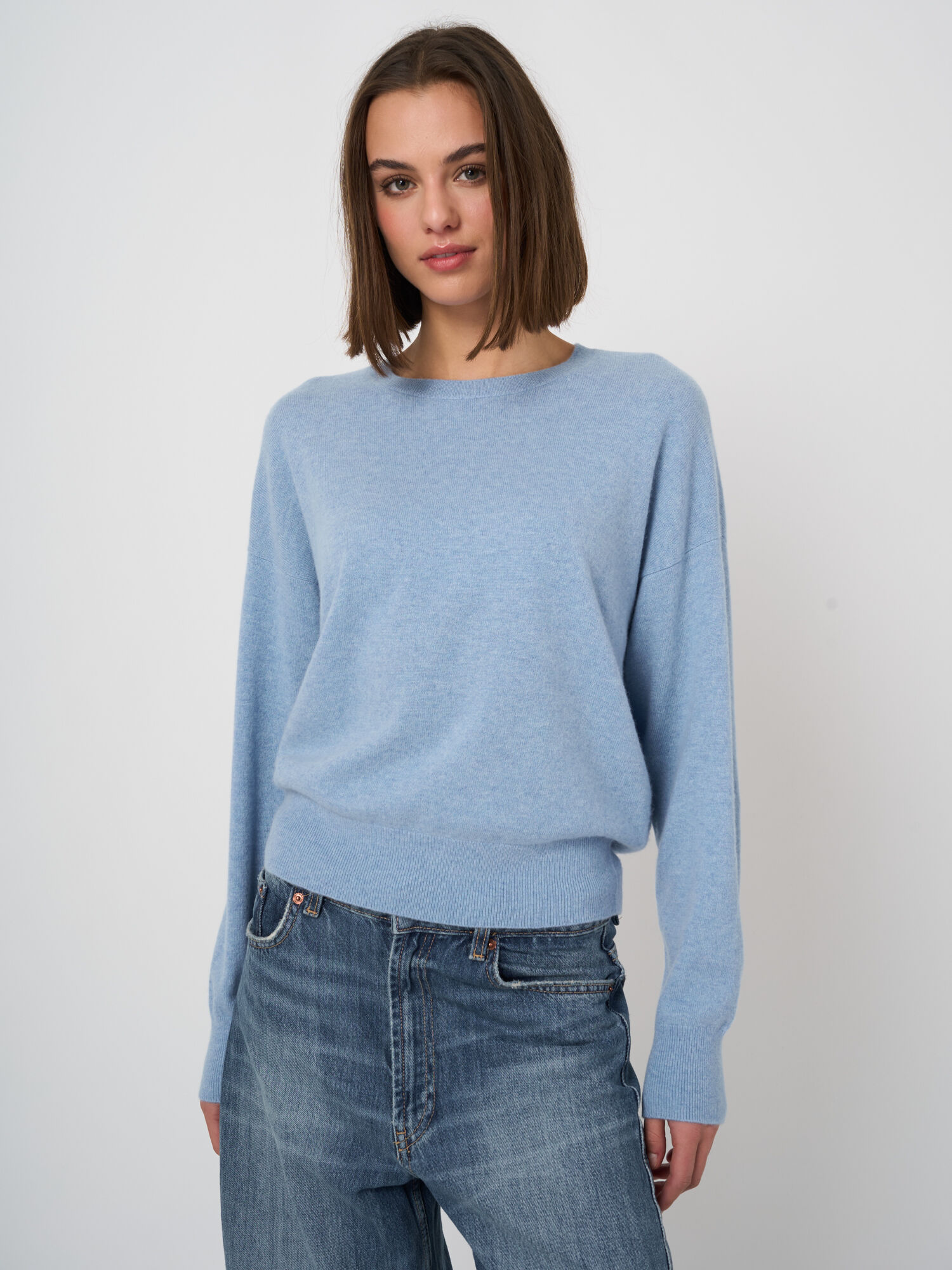 Fijngebreide kasjmier trui - oversized