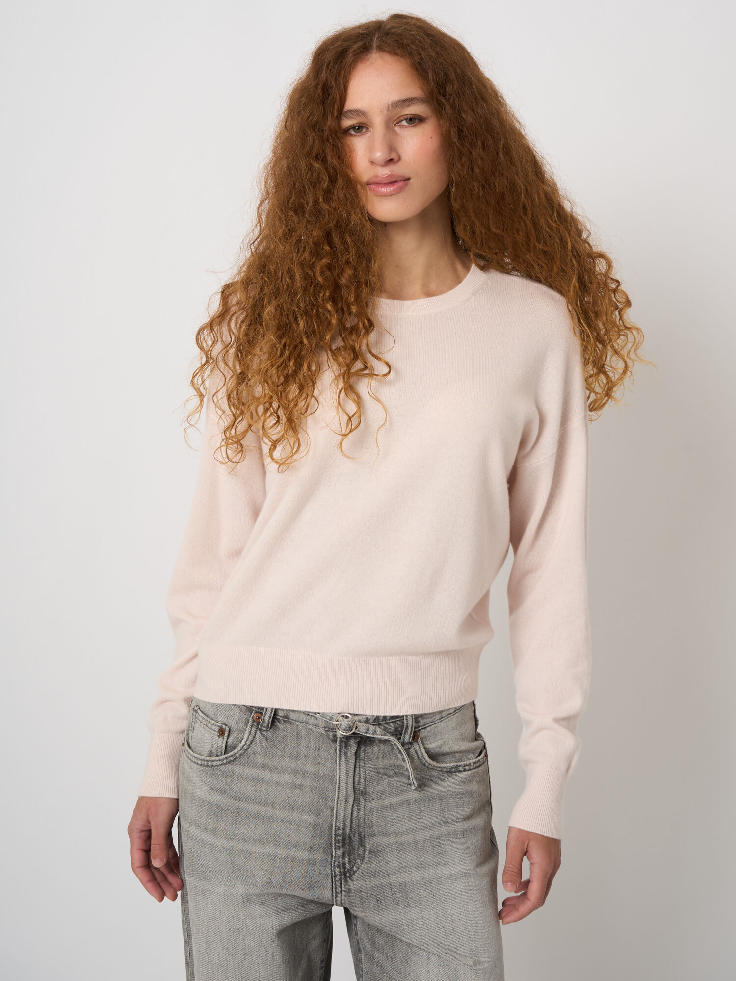 Fijngebreide kasjmier trui - oversized
