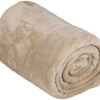 Flanellen plaid 200x150 cm beige