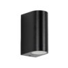 Flash Up en Down Muurlamp Zwart