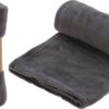 Fleece deken 125x150cm grijs