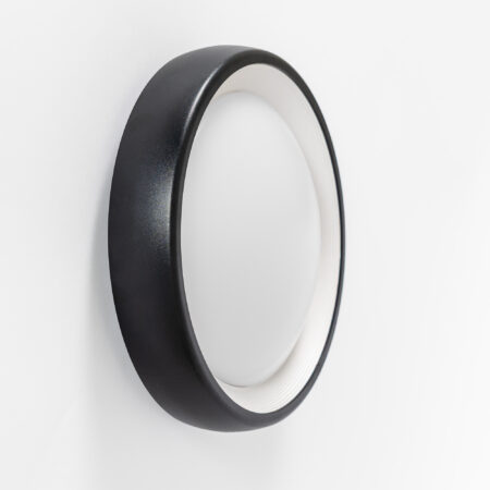 Flint Muurlamp Zwart Medium