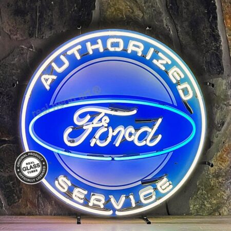 Ford Authorized Service Neon Verlichting 60 cm - Blauw