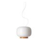 Chouchin 1 Reverse Hanglamp - Wit - Oranje