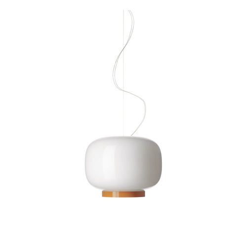 Chouchin 1 Reverse Hanglamp - Wit - Oranje