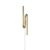 Tobia Wandlamp - Goud - met stekker