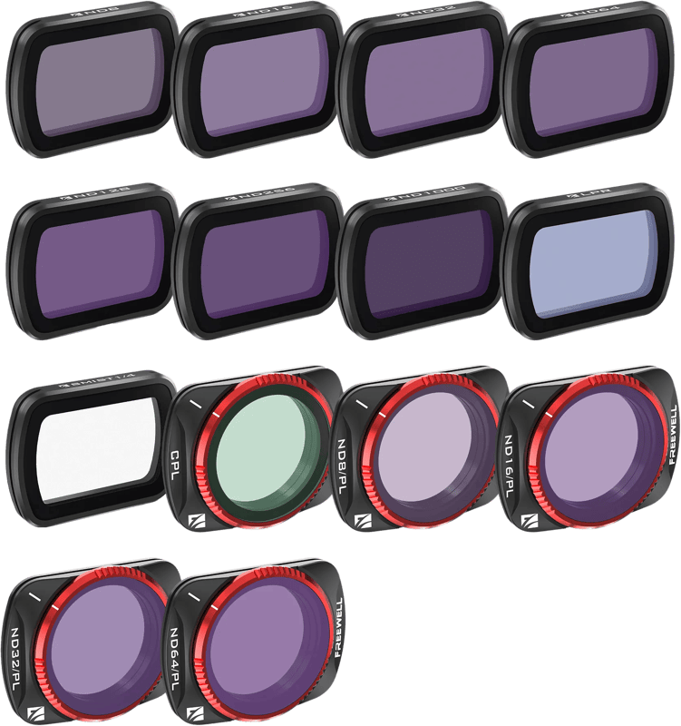 Freewell DJI Osmo Pocket 3/4 Filters Mega Kit 14 Pack
