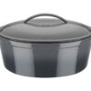 Gietijzeren Stoofpan/Braadpan (Grijs