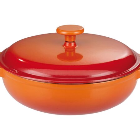 Gietijzeren braadpan (Smoorpan