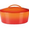 Gietijzeren braadpan (oranje