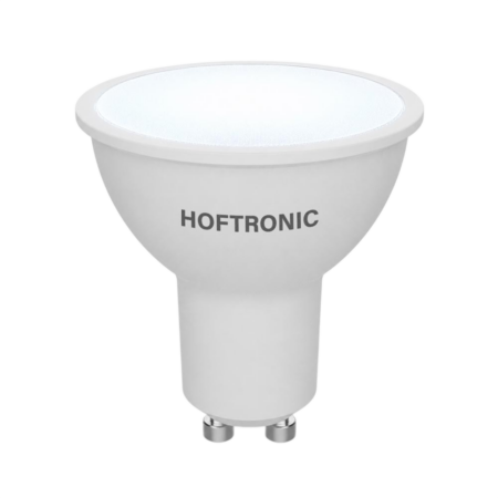 GU10 LED spot - 4.9 watt 450 lumen - 6500K Daglicht wit licht - Vervangt 49 Watt | HOFTRONIC