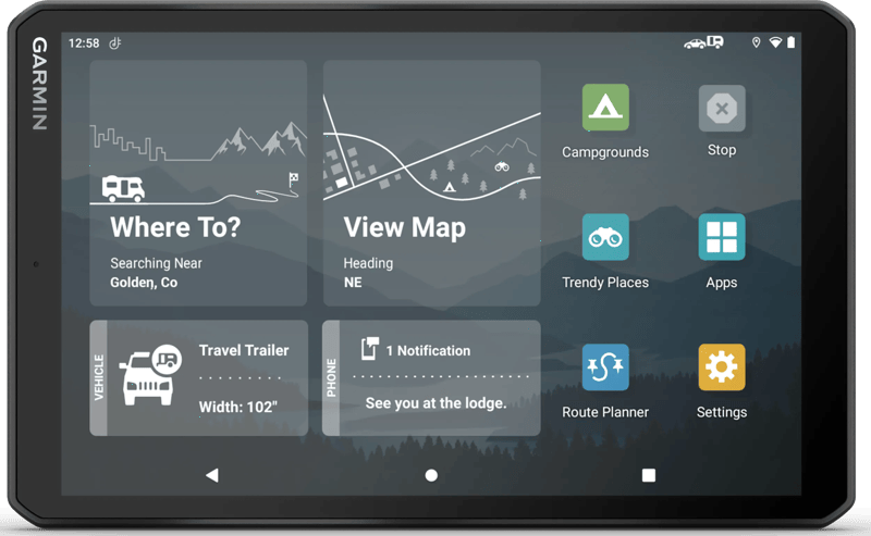 Garmin Camper 895 Camper en Caravan Europa