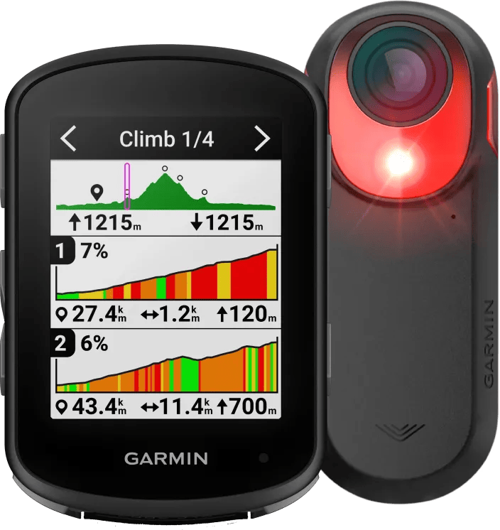 Garmin Edge 540 + Garmin Varia RCT715 Radar Achterlicht met Camera