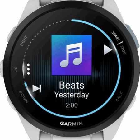 Garmin Forerunner 165 Music Grijs/Wit