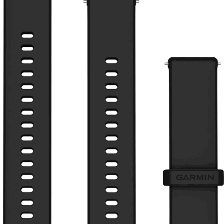 Garmin Siliconen Bandje Zwart 18mm