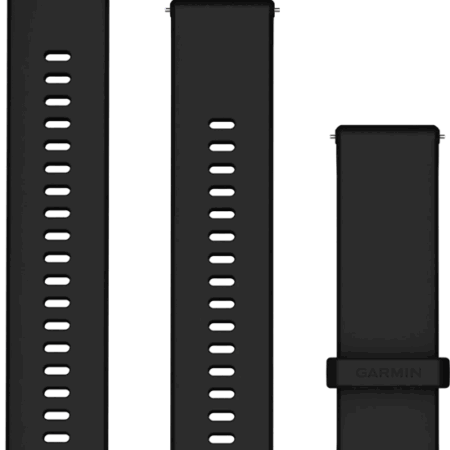 Garmin Siliconen Bandje Zwart 22mm