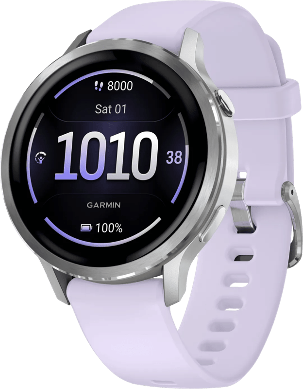 Garmin Venu 4 Zilver/Paars 41 mm