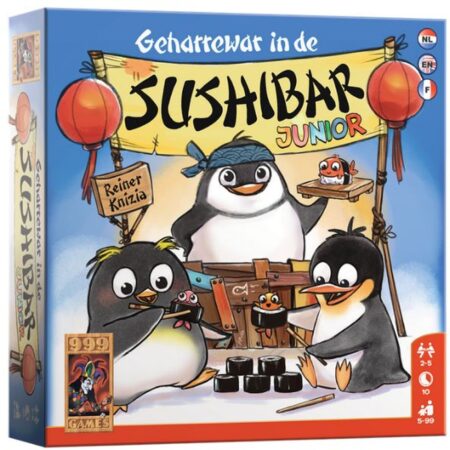 Geharrewar in de Sushibar Junior | 999 Games