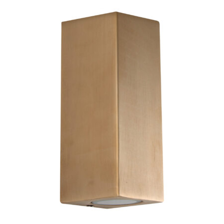 Geo Up en Down Muurlamp Messing