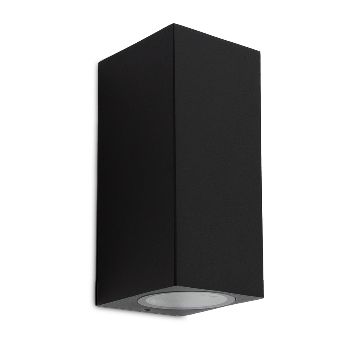 Geo Up en Down Muurlamp Zwart