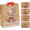 Geschenktas kerst klein 4ass | Merkloos