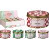 Geurkaars in blik 7x4cm 4ass | Home & Styling
